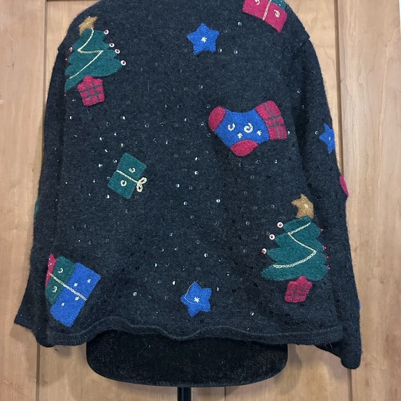 Talbots Charcoal Wool Cardigan - Picture 2 of 4